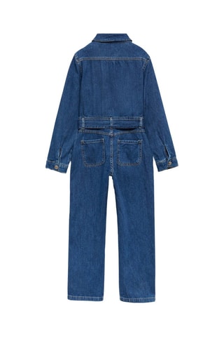 Combi-pantalon en jean - Bleu marine