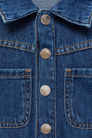 Combi-pantalon en jean - Bleu marine