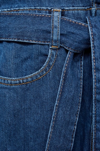 Combi-pantalon en jean - Bleu marine