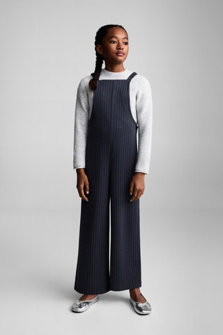 Combinaison-pantalon à rayures - Bleu marine