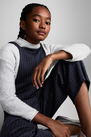 Combinaison-pantalon à rayures - Bleu marine