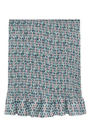 Jupe froncée volants - Vert pastel