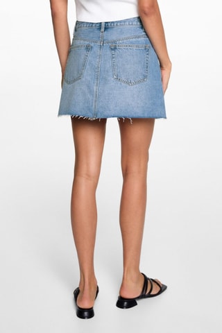 Minijupe en jean - Bleu