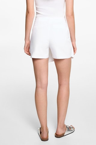 Jupe-culotte boucle - Blanc cassé