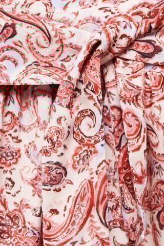 Jupe en imprimé paisley - Rose
