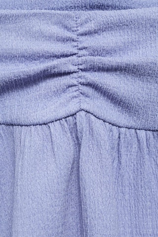 Jupe détail froncé - Bleu