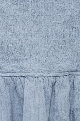 Jupe froncée volants - Bleu ciel