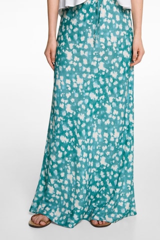 Jupe longue tie and dye - Vert