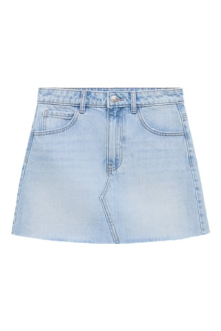 Minijupe en jean - Bleu clair