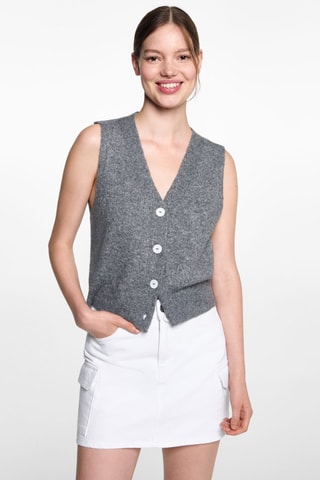 Minijupe poches cargo - Blanc