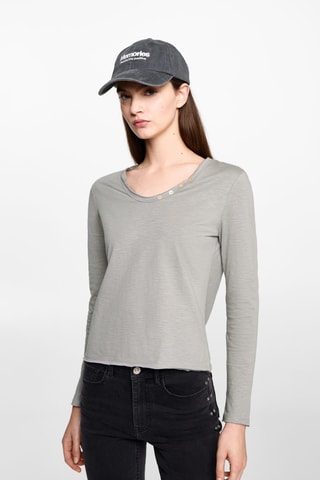 T-shirt motif animé - Gris