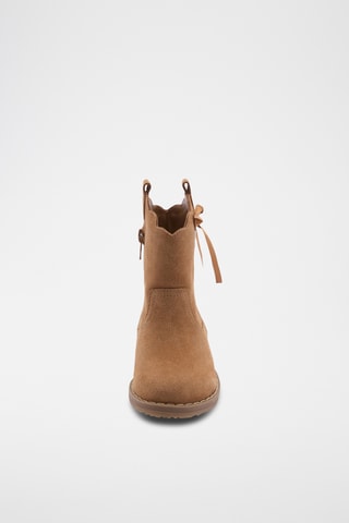 Bottines cuir cowboy - Marron