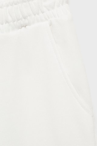 Pantalon cargo coton - Blanc cassé