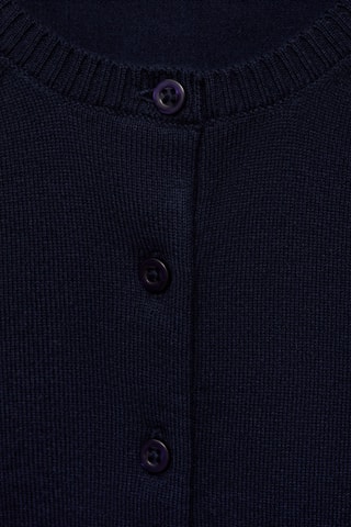 Cardigan maille coton - Bleu marine