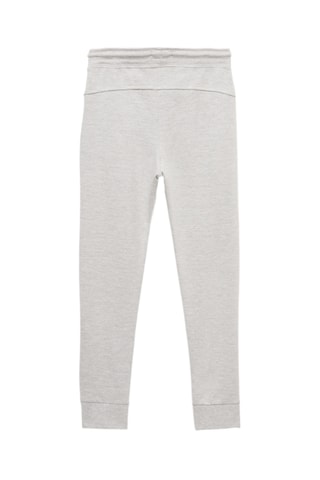 Pantalon de jogging fermetures Éclair - Gris chiné