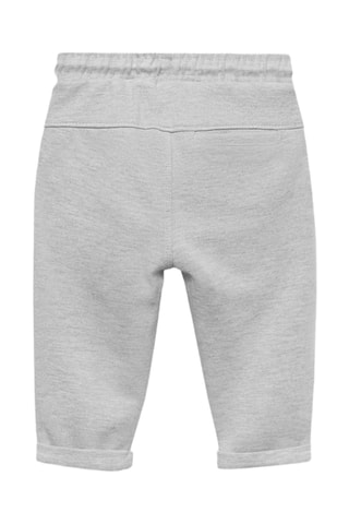 Pantalon jogger coton - Gris chiné