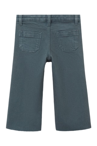 Jean seamless ourlet effiloché - Bleu pétrole