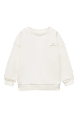 Sweat-shirt le Roi Lion - Blanc cassé