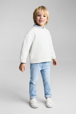 Sweat-shirt le Roi Lion - Blanc cassé