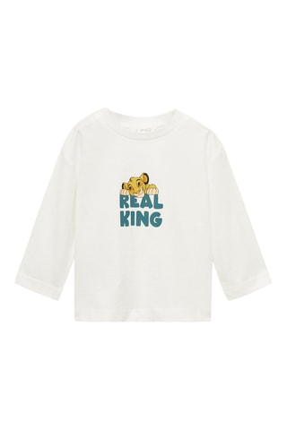 T-shirt Le Roi lion - Blanc cassé