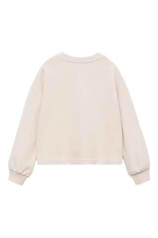 Sweat-shirt perlé - Gris