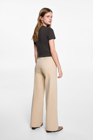 Jean wide leg - Beige