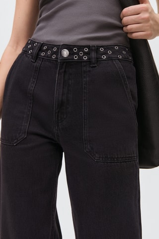 Jean wide leg - Noir