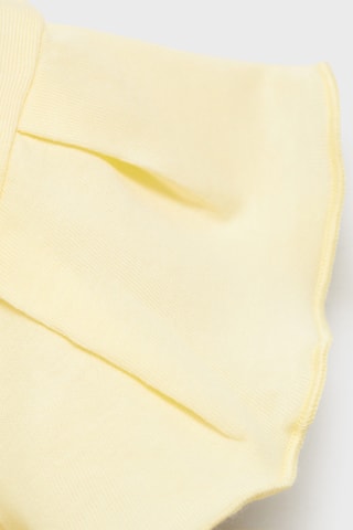 T-shirt manches volantées - Jaune