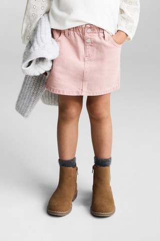 Jupe en denim - Rose