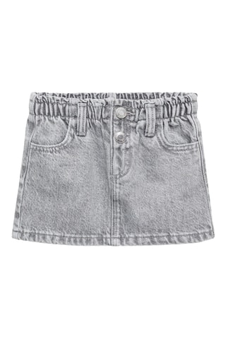 Jupe en denim - Gris clair
