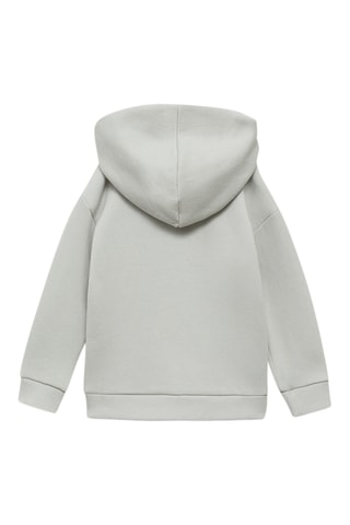 Sweat-shirt motif en relief - Gris