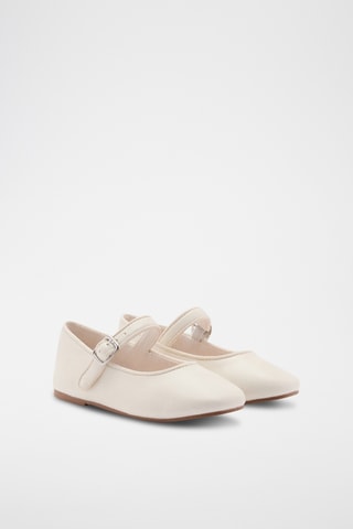 Ballerines à boucle - Blanc cassé