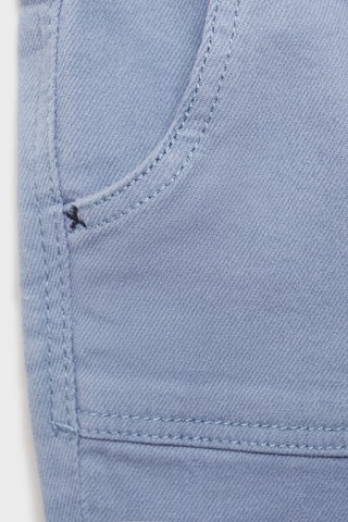 Pantalon skinny coton - Bleu