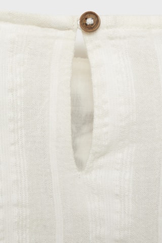 Blouse détails brodés - Blanc