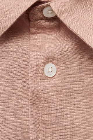 Chemise coton et lin - Nude