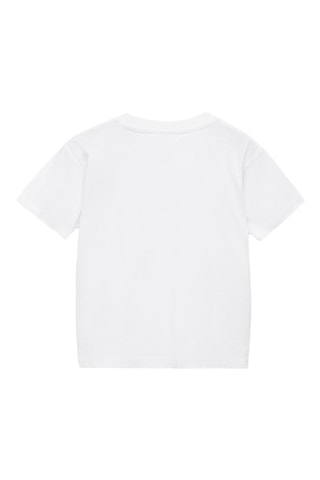T-shirt imprimé poche - Blanc cassé