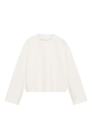 T-shirt coton uni - Ecru