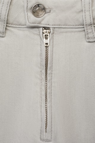 Jean taille basse coutures - Gris