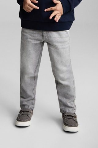 Jean skinny déchirures décoratives - Gris