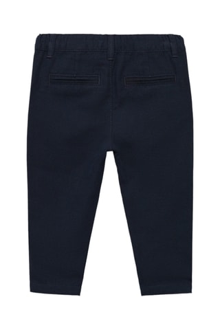 Pantalon chino élastique - Bleu marine
