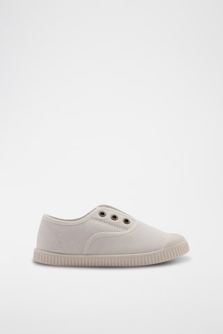 Baskets empiècements élastiques - Blanc