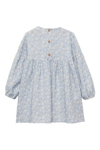 Robe à imprimé fleurs - Bleu clair