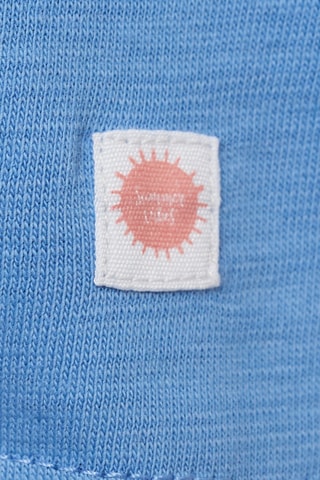 T-shirt coton boutons - Bleu marine