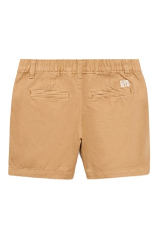 Bermuda coton - Moutarde