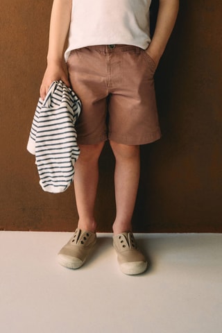 Bermuda coton - Orange