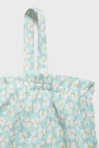 Top à bretelles imprimé - Vert d'eau