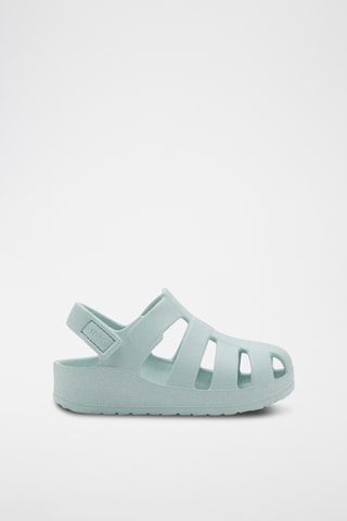 Sandales lanières Velcro - Vert menthe