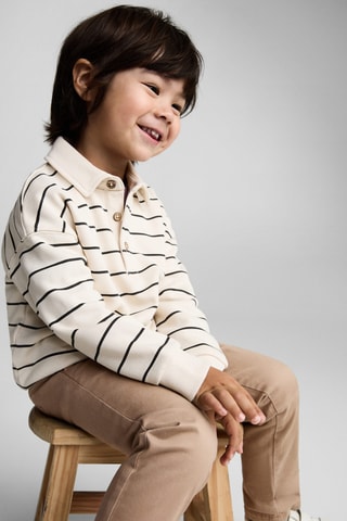 Pantalon chino coton - Beige