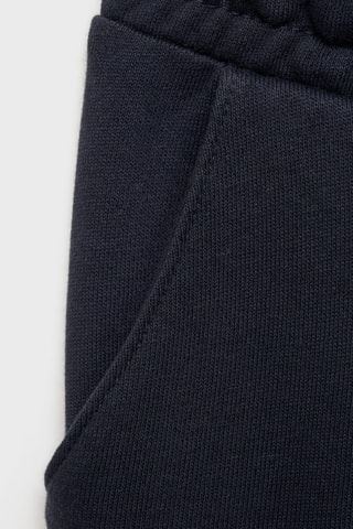 Pantalon jogger coton - Bleu marine