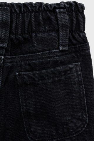 Jean paperbag - Noir